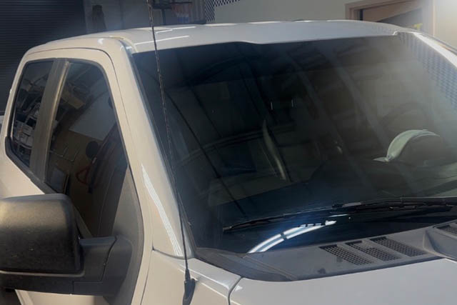 Commercial window film installation